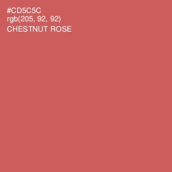 #CD5C5C - Chestnut Rose Color Image